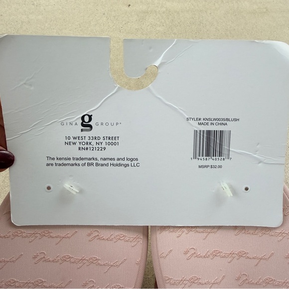 Kensie Pink and Gold Leopard Memory Foam Slippers, NEW, Size 8 - Picture 4 of 5